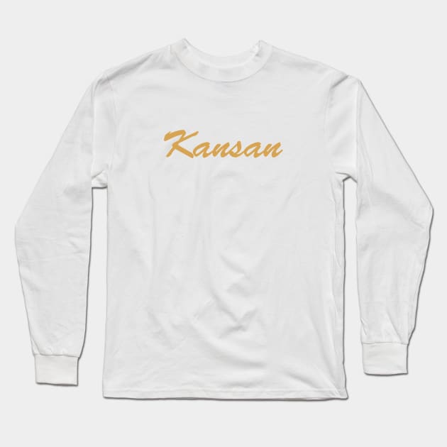 Kansan Long Sleeve T-Shirt by Novel_Designs